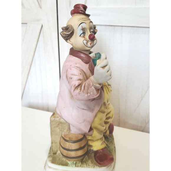 Melody in Motion BALLOON CLOWN Hobo Porcelain Head Moves And It Whistles - Picture 4 of 5